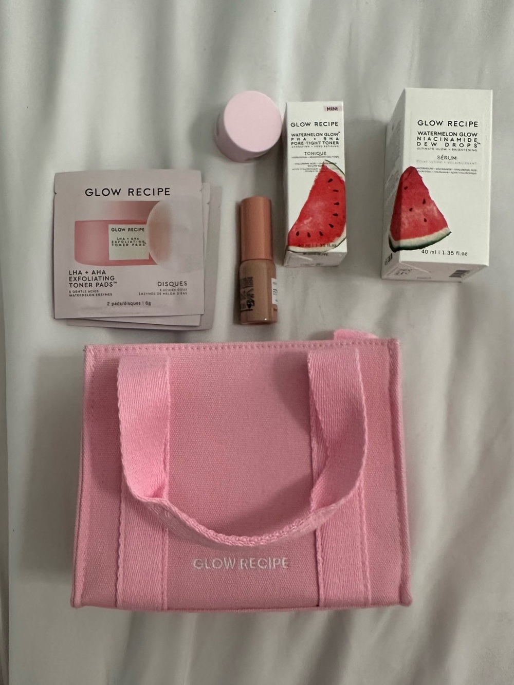 US Open AmEx Lounge Exclusive Glow Recipe Skincare Set and Totebag